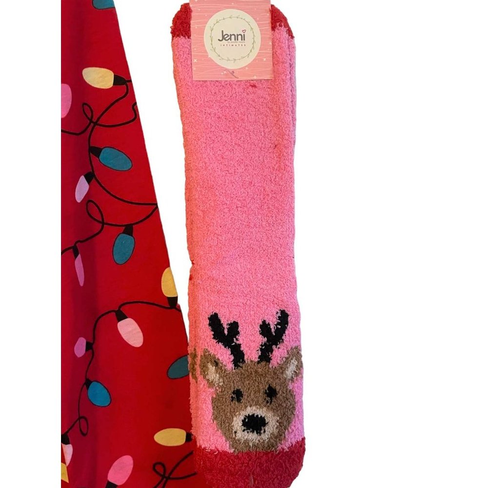 Jenni Jennifer Moore Graphic Sleepshirt and Socks Set X SMALL (892) - Picture 5 of 7